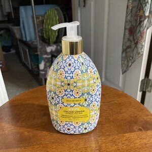 ALCHIMIA SOAP 16.9oz Lemon Fine Liquid Soap ~ Made in Italy - SEALED